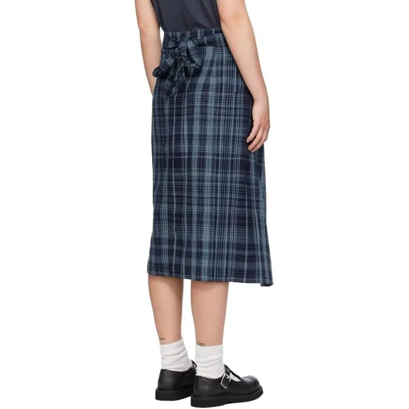 MacyMccoy Casual Long Skirts Women's Blue-1