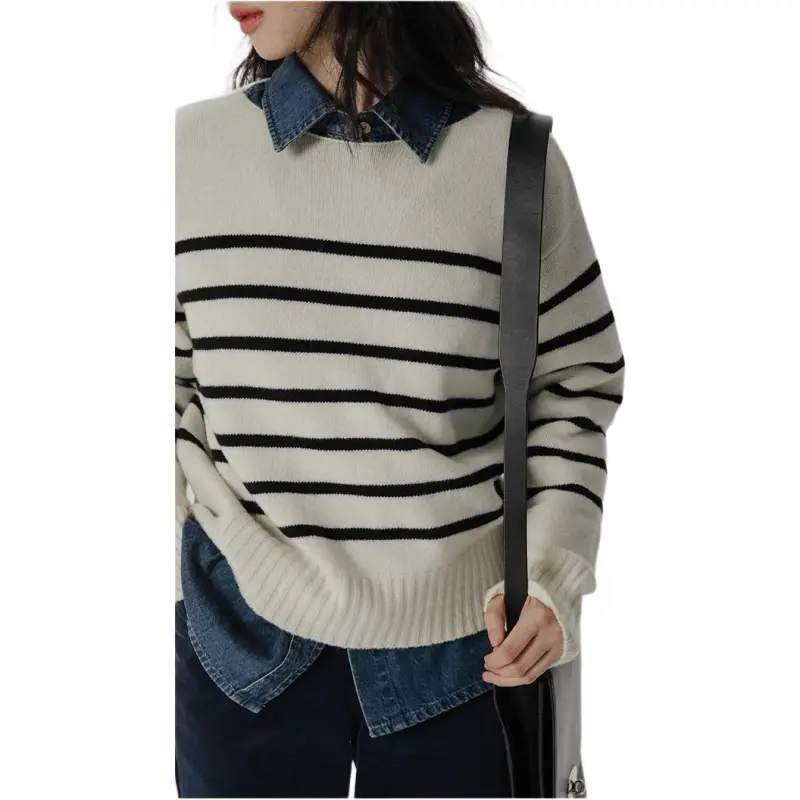 Omont Sweater Women's Black White-1
