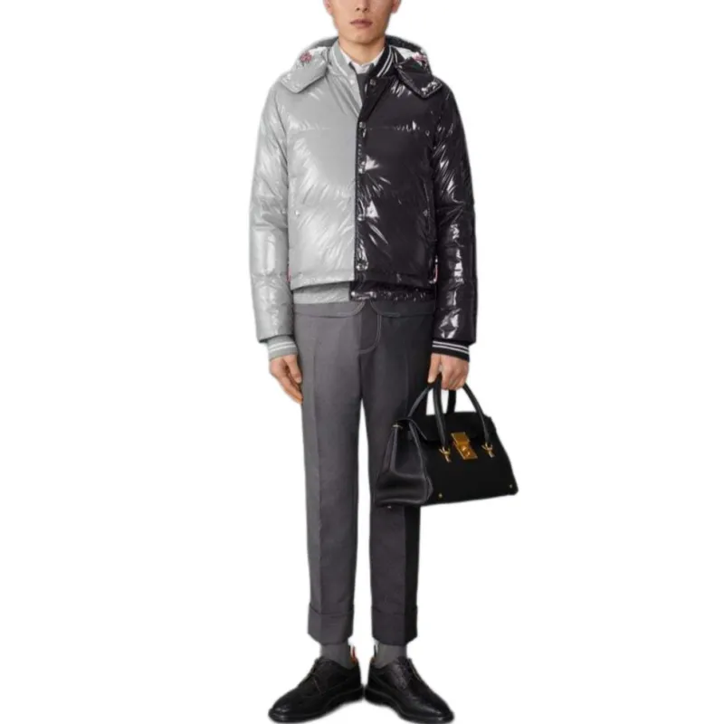 THOM BROWNE Two tone Puffer Jacket-1