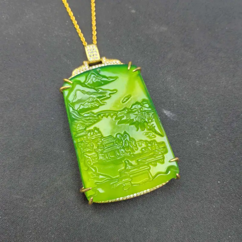 Gifts Jade Necklaces Unisex-4