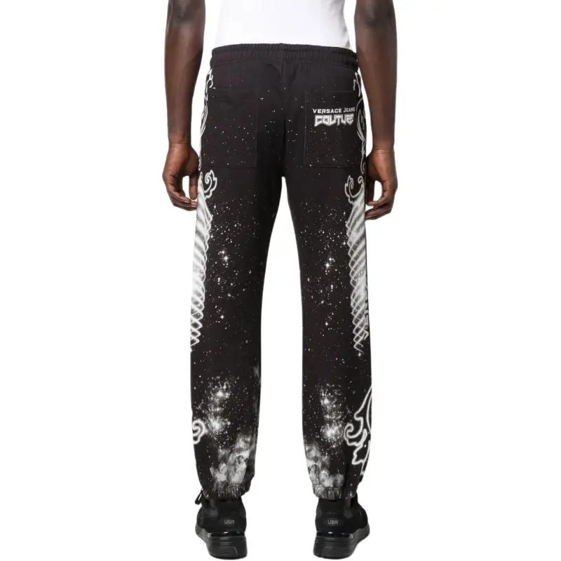 VERSACE JEANS COUTURE Galaxy print Cotton Track pants-3