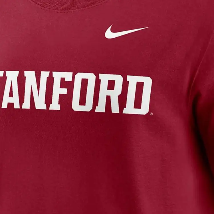 Nike Stanford Cardinal Primetime Wordmark Men's Nike College T Shirt-2