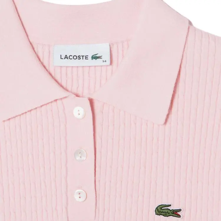 LACOSTE Polo Shirt Women's Pink-1