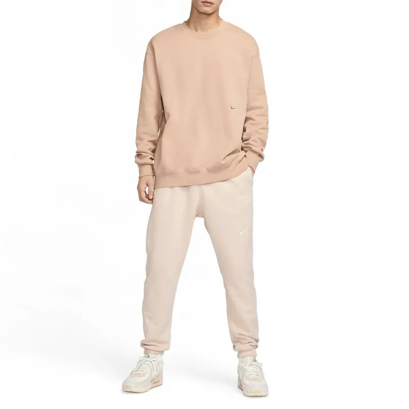 Nike Sportswear Club Knitted Sports Pants Men's Sand Pile White-2
