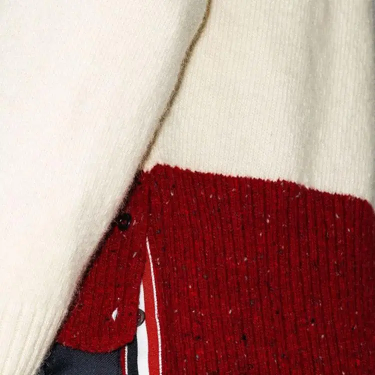 THOM BROWNE· SS22 Sweater Men's Beige-4