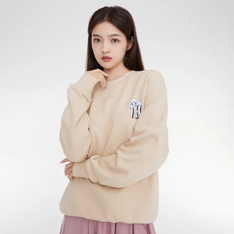MLB Like Series Sweatshirts Unisex Camel-2