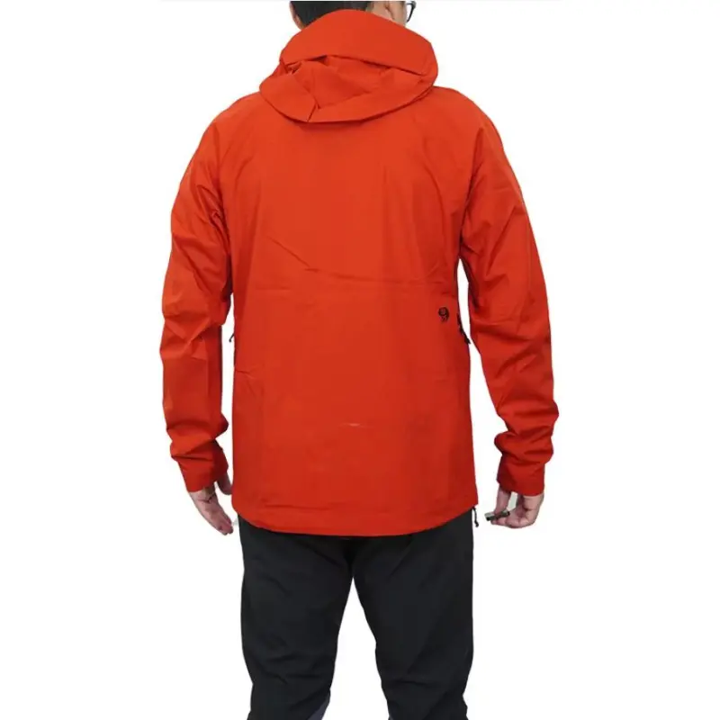 MOUNTAIN HARDWEAR Hiking Waterproof And Breathable Super Light Windbreaker Jacket Men's-10