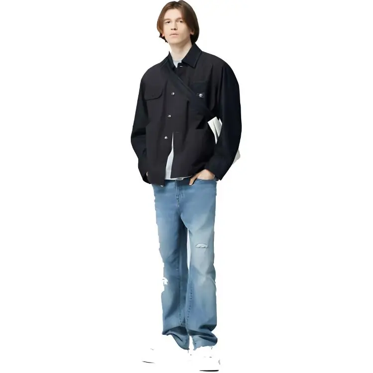 GAP Jackets Men Black+Necklace-3