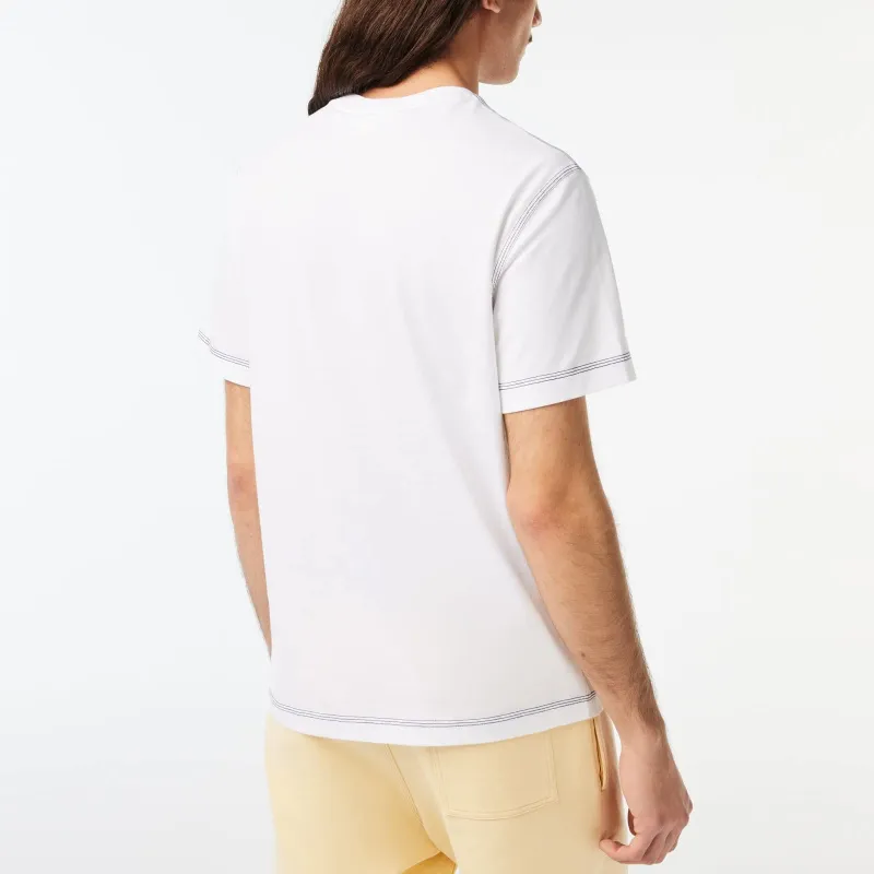 LACOSTE T Shirts Men White-3
