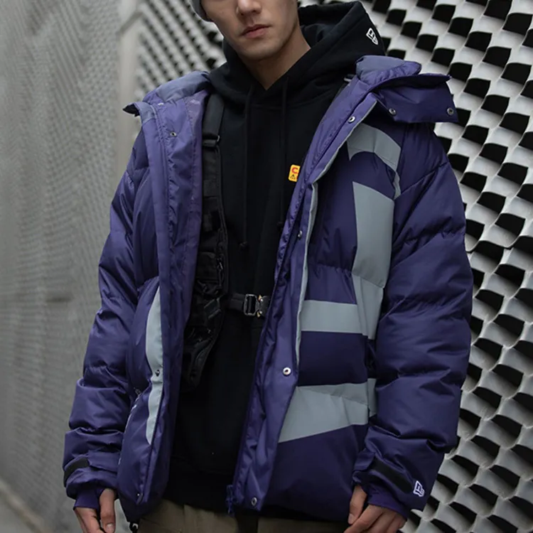 New Era Down Jackets Unisex Purple-2