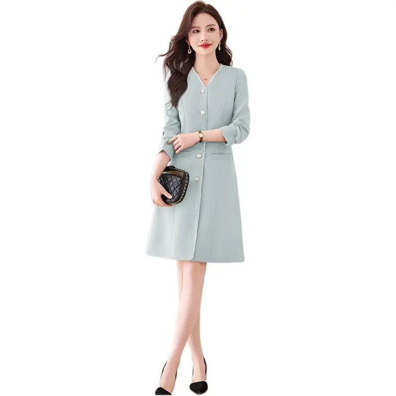 Fele.d Long Sleeved Dress Women's-1