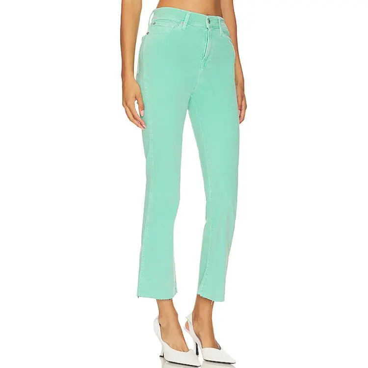 7 FOR ALL MANKIND Casual Pants Women's Green-2