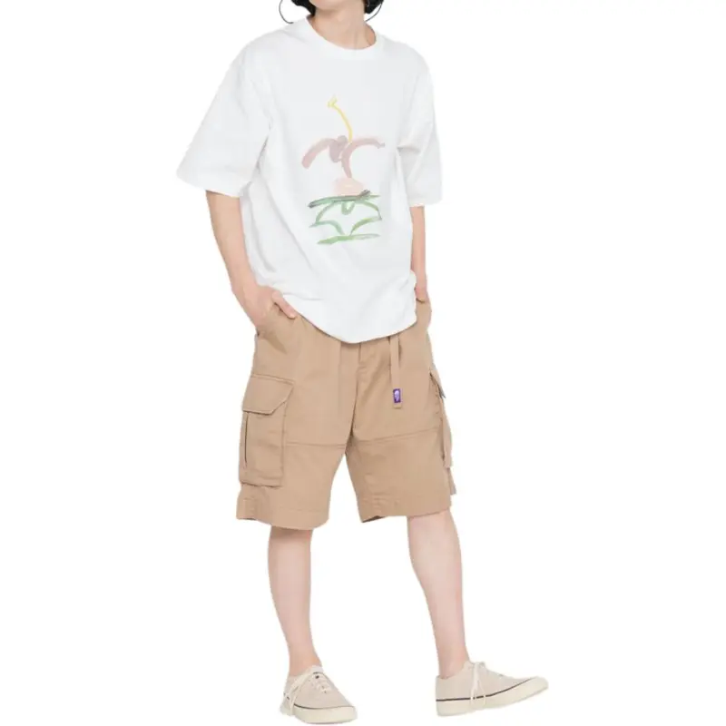 THE NORTH FACE PURPLE LABEL Cargo Shorts Men Beige-4
