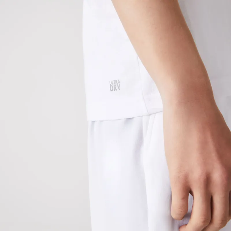 LACOSTE T Shirt Men's White Green-4