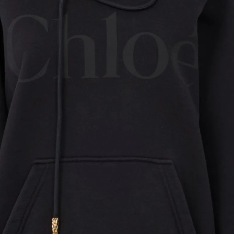Chloé Generous Logo Hoodie-5