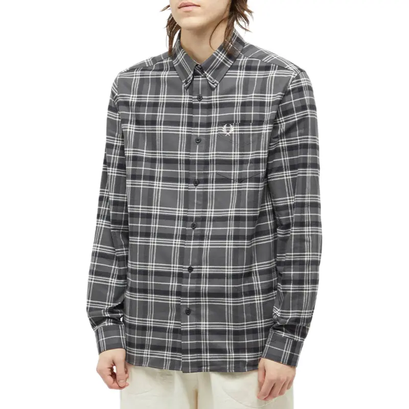 FRED PERRY Shirts Men Black-2