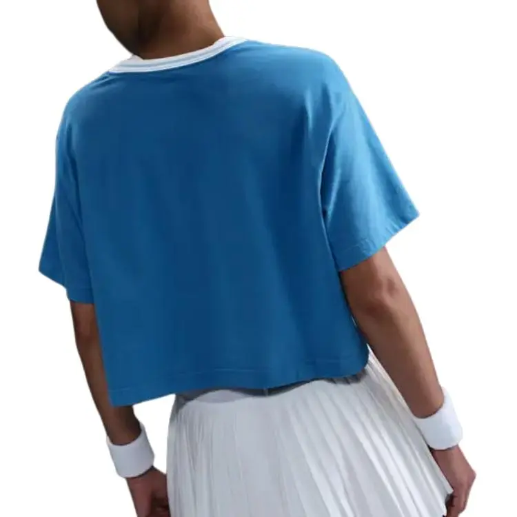Nike Heritage Women's Dri FIT Short Sleeve Cropped T Shirt-1