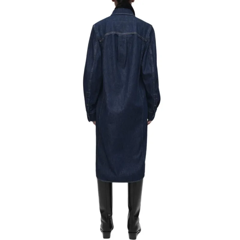 COS Long-Sleeved Dresses Women's Blue-2