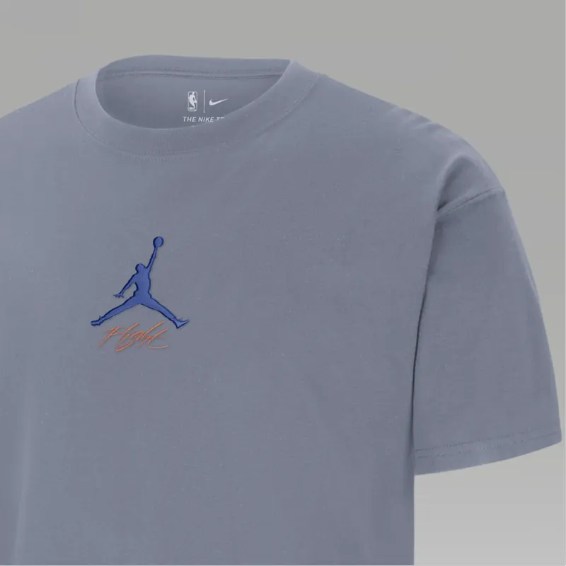 Jordan New York Knicks Courtside Statement Edition Men's Jordan Nba T Shirt-2