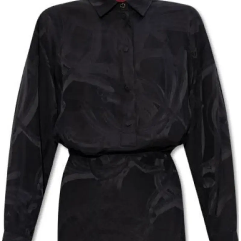 GUCCI SS24 Long-Sleeved Dresses Women's Black-3