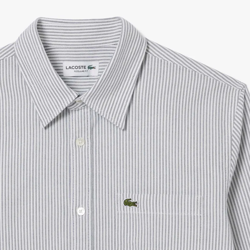 LACOSTE Shirts Men Blue Gray-1