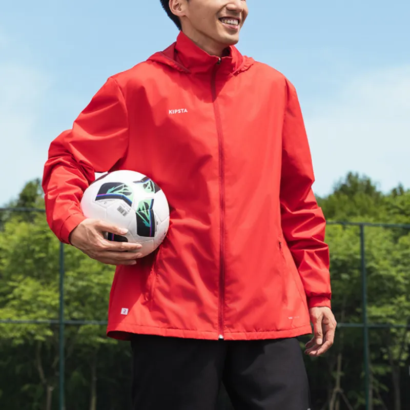 DECATHLON Jackets Coats Men's Triumph Red/Carbon Gray-1