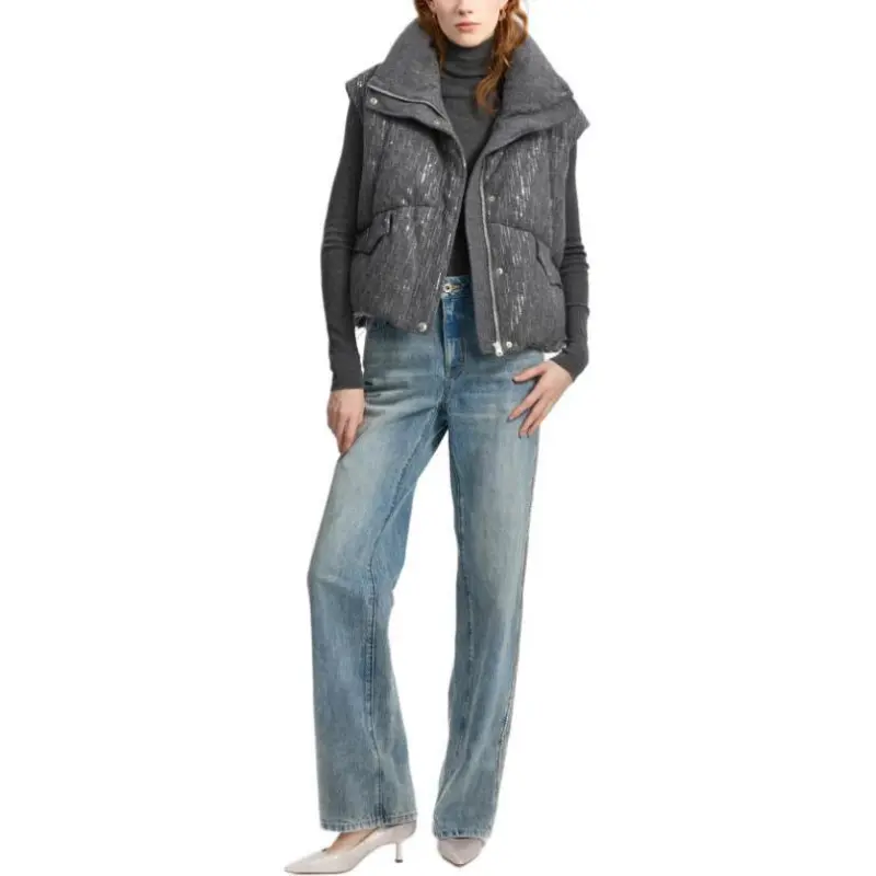 Bebe Down Jackets Women's Gray-1