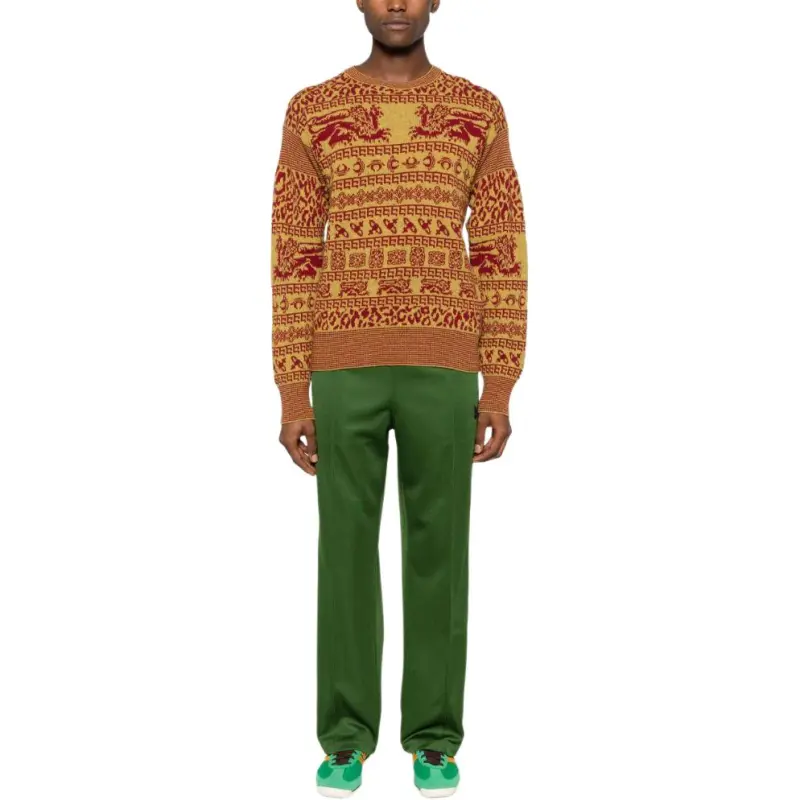 Vivienne Westwood Pattern Intarsia Knit Crewneck Jumper-1