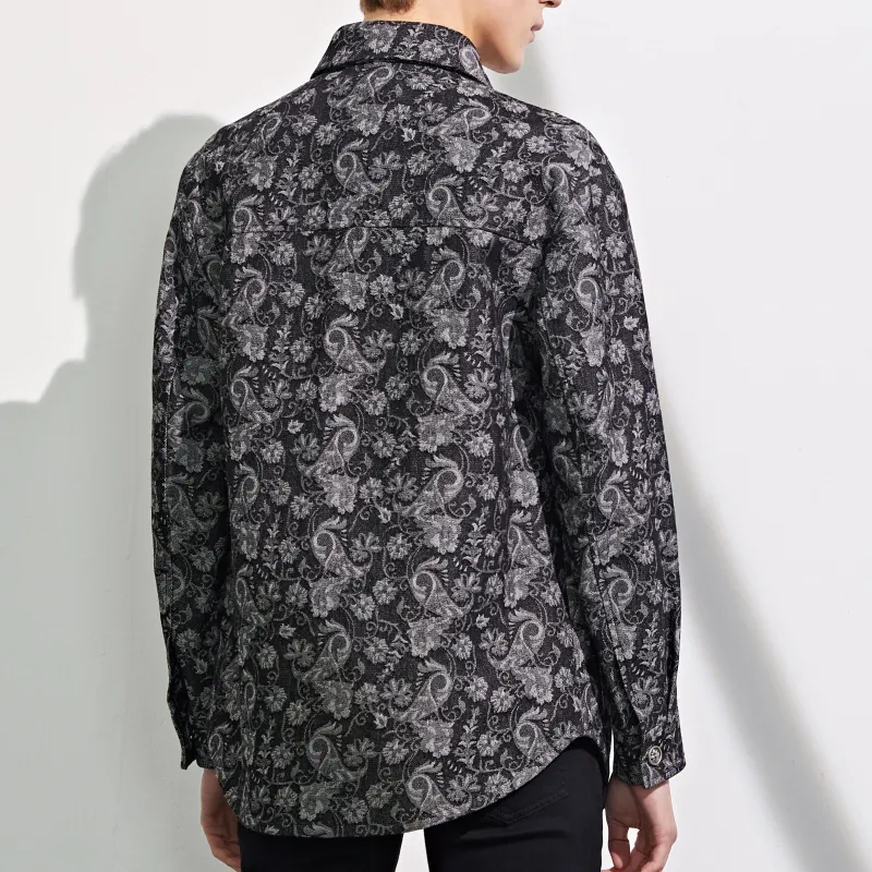 JOHN RICHMOND Shirt Men's Black Gray-2