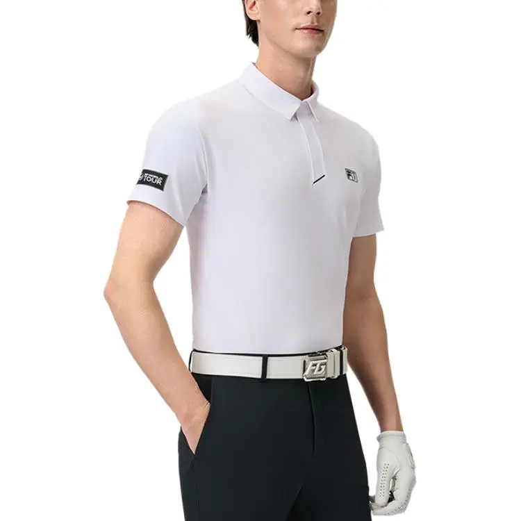 FILA Golf Series SS25 Polo Shirt Men's White-3