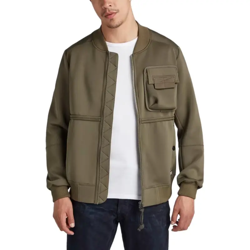 G STAR RAW Jackets Coats Men's Green Brown-1