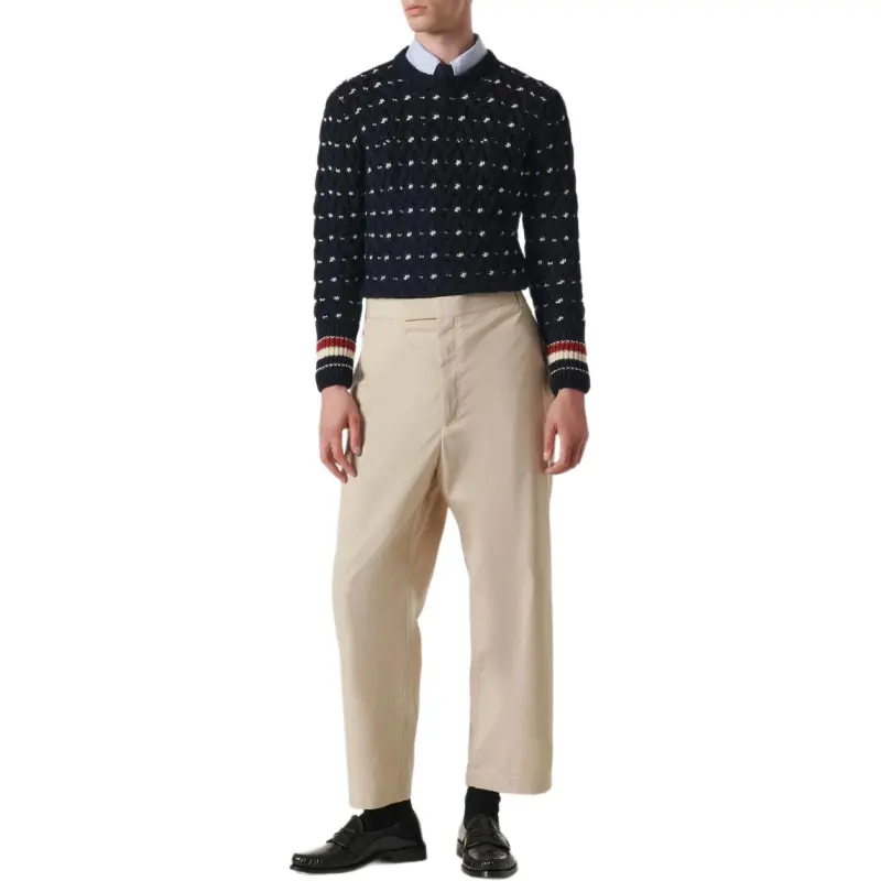 THOM BROWNE Donegal Cable knit Jumper-2