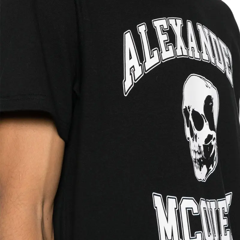 Alexander McQueen Graphic Printed Crewneck T Shirt-4