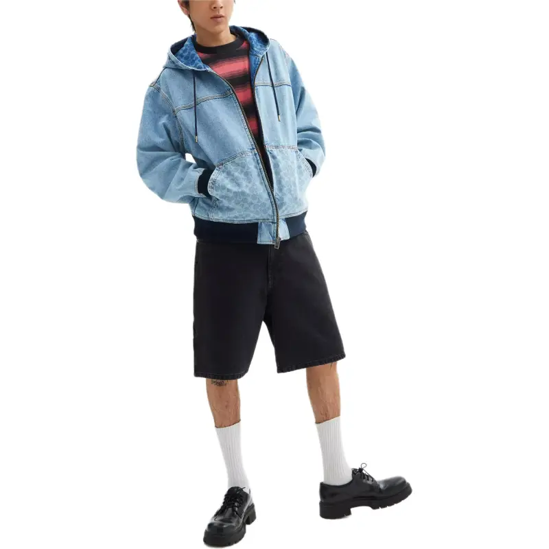 COACH Denim Jacket Men's Light Blue-3