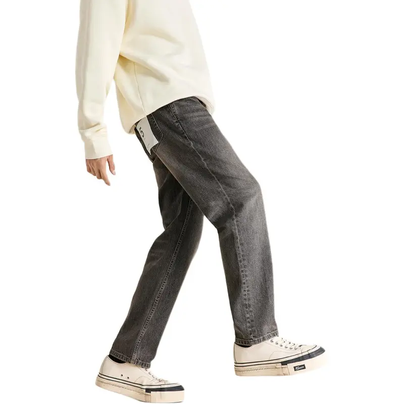 PEACEBIRD MEN Jeans Men's Medium Gray-3