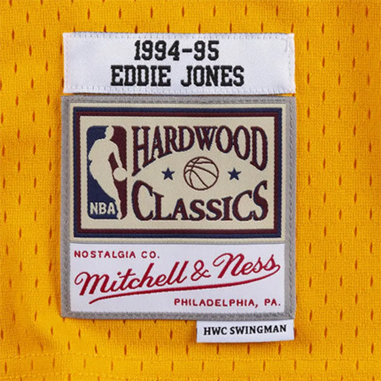 Mitchell Ness Eddie Jones Nba Lakers 1994 1995 Swingman Vest-2