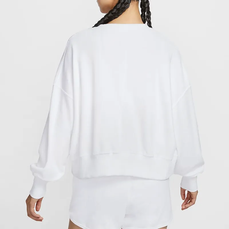 Nike COURT HERITAGE Sweatshirt Women's White/White/Asphalt Gray/Black-3