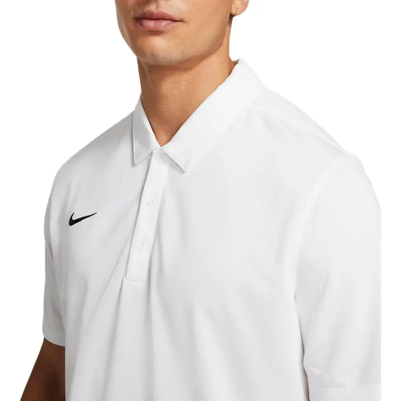 Nike Dri Fit Polo Shirts Men White-2