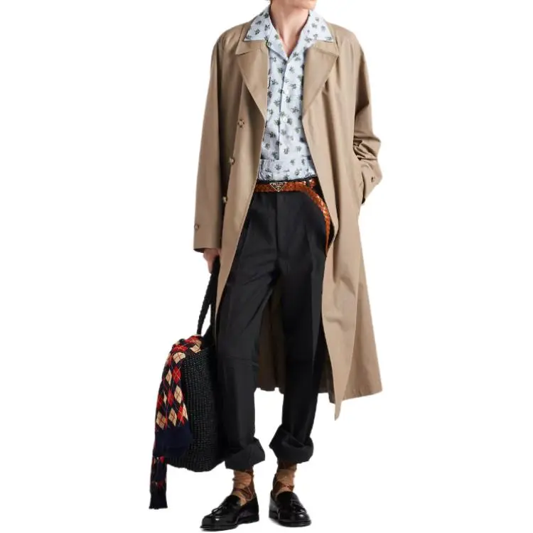 PRADA Wide leg Wool Trousers-1