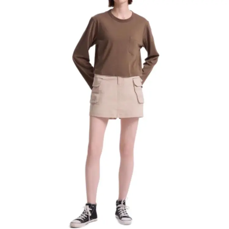GAP T Shirt Women's Woody Brown-2