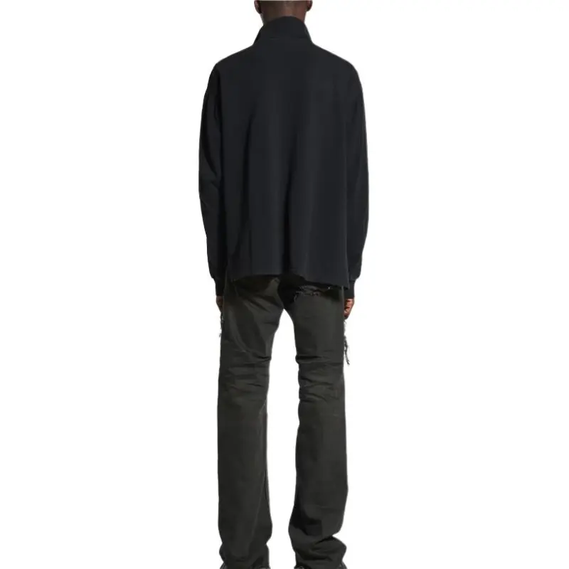Balenciaga SS25 Polo Shirt Unisex Black-3