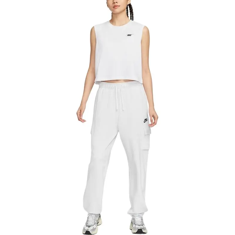 Nike Sportswear Club SS25 T Shirt Women's White-2