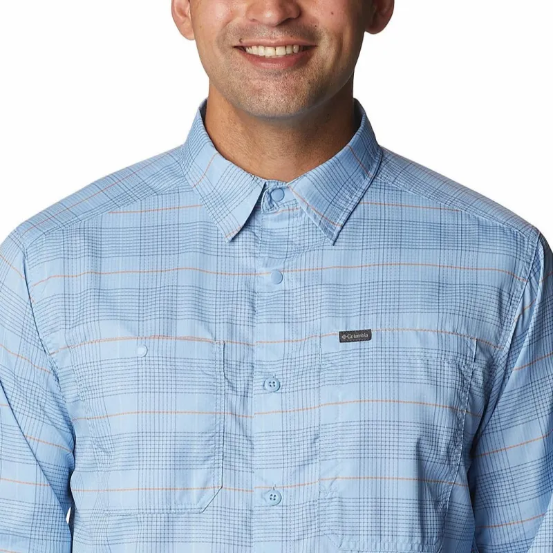 Columbia Silver Ridge Shirts Men Blue-3