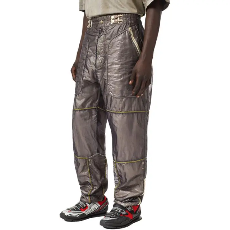 DIESEL Casual Pants Men's Gray Green-5
