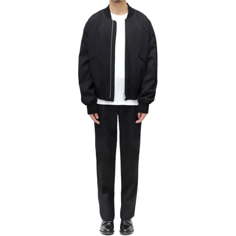 JIL SANDER Zip Up Bomber Jacket-2