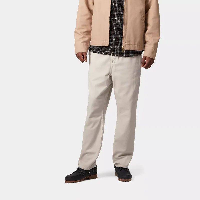 Carhartt WIP Flint FW24 Casual Pants Unisex Peanut-2