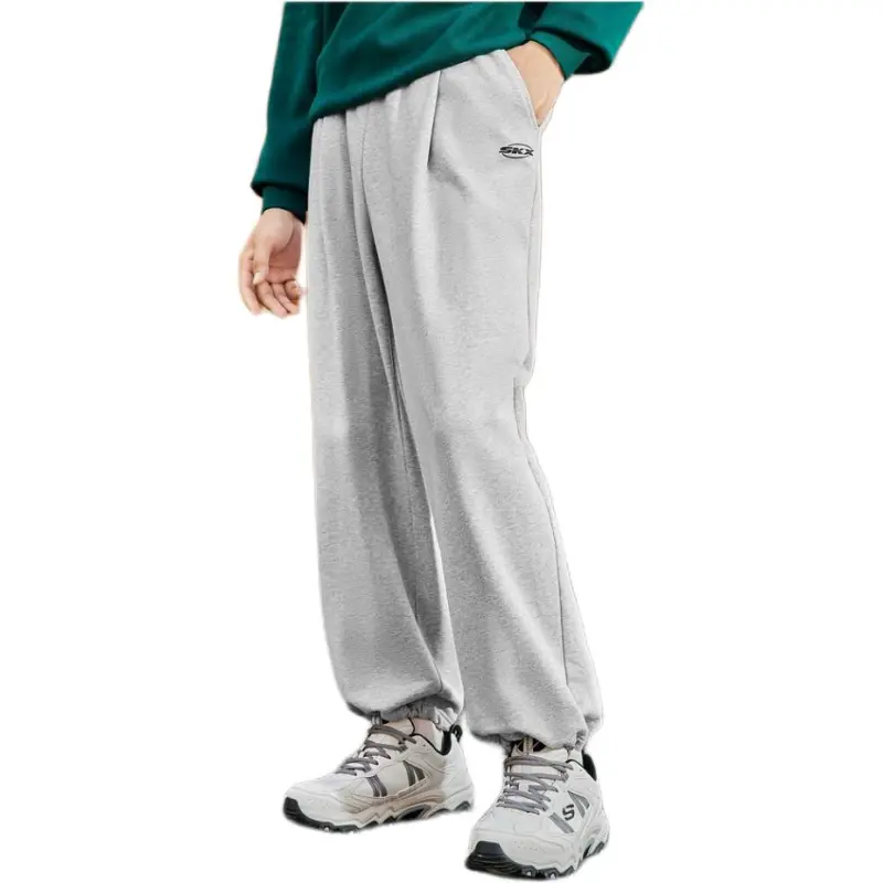 Skechers Knitted Sweatpants Women's Pattern Gray-2