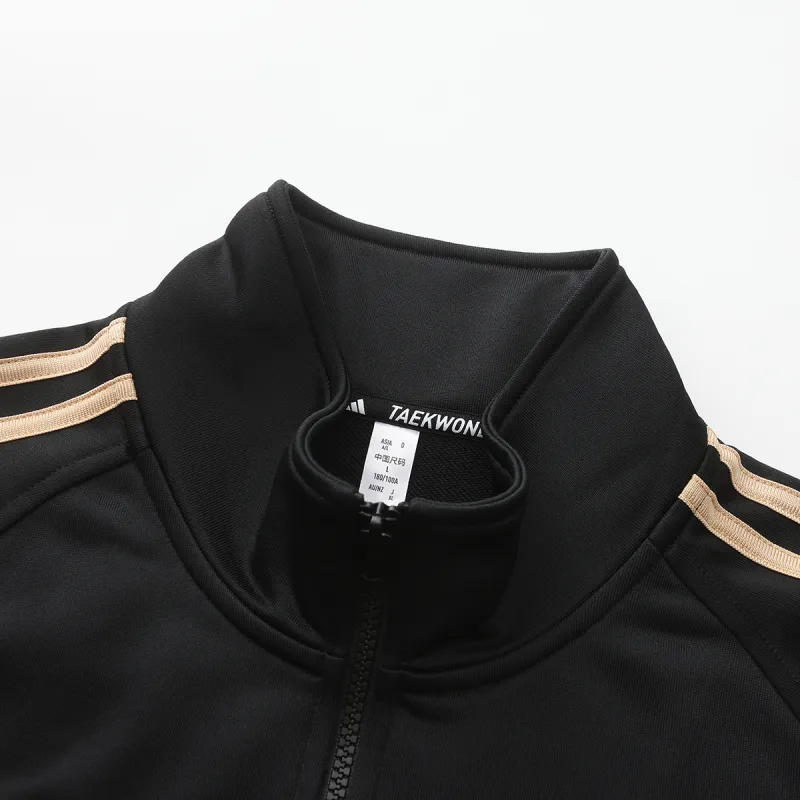 Adidas Jackets Coats Unisex Black/Gold-3