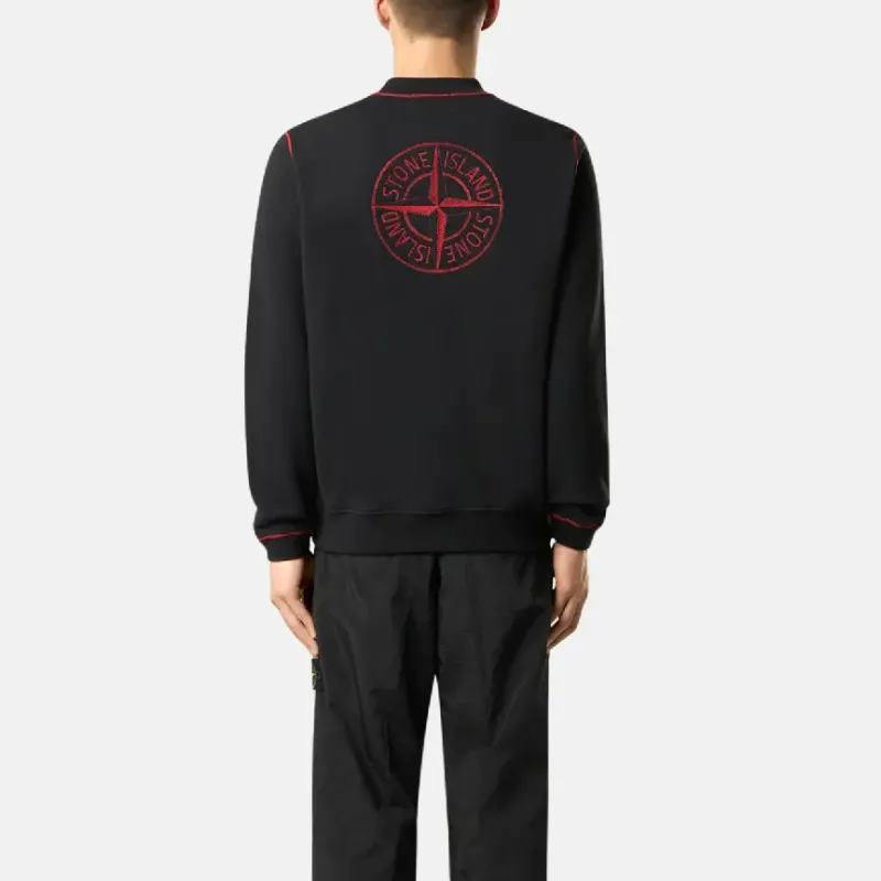 STONE ISLAND Snake Year Limited Collection Sweatshirts Unisex Black-3