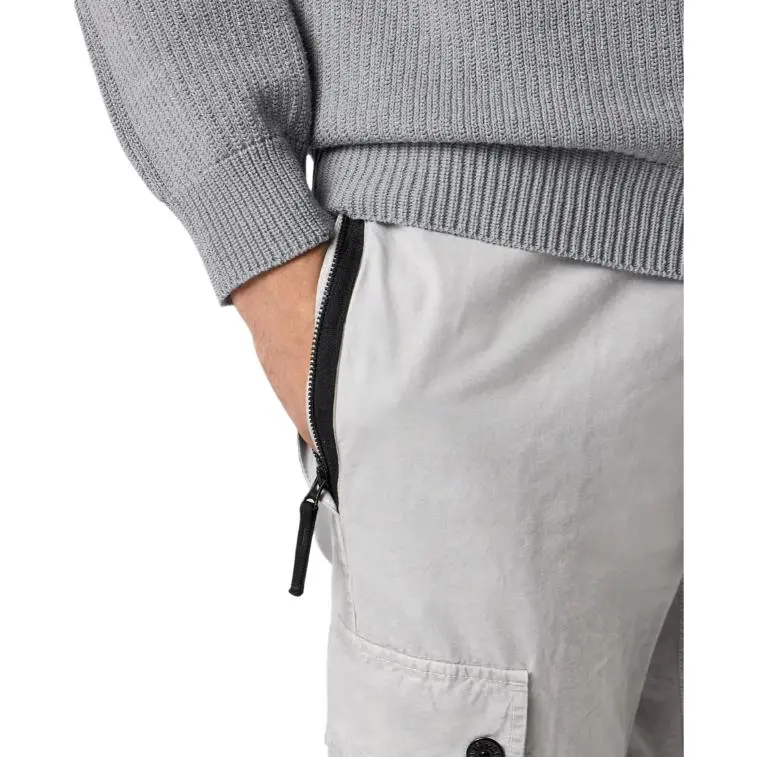 STONE ISLAND Logo patch Cargo Trousers-4